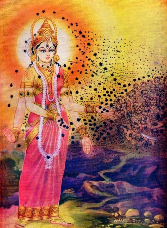 Bhrāmari Devi, Bees and Martial&nbsp;Arts